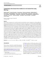 Comparing in vitro human liver models to in vivo human liver using RNA-Seq