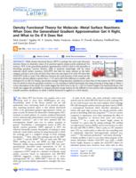 Density functional theory for molecule–metal surface reactions: when does the generalized gradient approximation get it right, and what to do if it does not