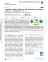 Anisotropic cathodic corrosion of gold electrodes in the absence and presence of carbon monoxide