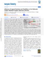 Influence of ligand denticity and flexibility on the molecular copper mediated oxygen reduction reaction
