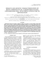 Molecular Genetic Characterization Of Both Components Of a Dedifferentiated  Chondrosarcoma, With Implications For Its  Histogenesis