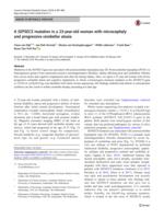 A SEPSECS mutation in a 23-year-old woman with microcephaly and progressive cerebellar ataxia