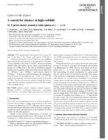 A search for clusters at high redshift. II. A proto cluster around a radio galaxy at z=2.16