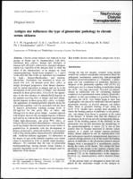 Antigen size influences the type of glomerular pathology in chronic serum sickness