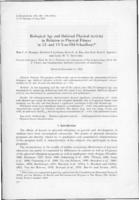 Biological age and habitual physical activity in relation to physical fitness in 12- and 13-year old schoolboys