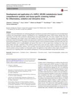 Development and application of a UHPLC-MS/MS metabolomics based comprehensive systemic and tissue-specific screening method for inflammatory, oxidative and nitrosative stress