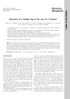 Discovery of a double ring in the core of η Carinae