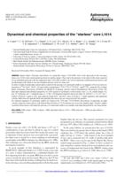 Dynamical and chemical properties of the ``starless'' core L1014