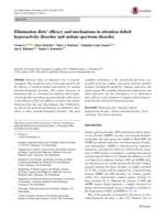 Elimination diets’ efficacy and mechanisms in attention deficit hyperactivity disorder and autism spectrum disorder