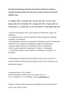 Evaluation of clinical and endoscopic toxicity after external beam radiotherapy and endorectal brachytherapy in elderly patients with rectal cancer treated in the HERBERT study