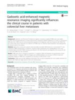 Gadoxetic acid-enhanced magnetic resonance imaging significantly influences the clinical course in patients with colorectal liver metastases