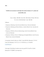 H-1-MRS for the assessment of renal triglyceride content in humans at 3T: A primer and reproducibility study