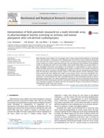 Interpretation of field potentials measured on a multi electrode array in pharmacological toxicity screening on primary and human pluripotent stem cell-derived cardiomyocytes