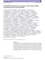 LOFAR MSSS: detection of a low-frequency radio transient in 400 h of monitoring of the North Celestial Pole