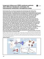 Long-term follow-up of IPEX syndrome patients after different therapeutic strategies: An international multicenter retrospective study