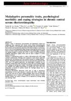 Maladaptive personality traits, psychological morbidity and coping strategies in chronic central serous chorioretinopathy