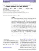 Mean Hα+[N ii]+[S ii] EW inferred for star-forming galaxies atz ~ 5.1-5.4 using high-qualitySpitzer/IRAC photometry