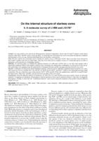 On the internal structure of starless cores. II. A molecular survey of L1498 and L1517B