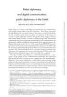 Rebel diplomacy and digital communication: public diplomacy in the Sahel