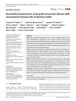 Second-line treatment for acute graft-versus-host disease with mesenchymal stromal cells: A decision model