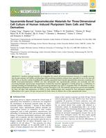 Squaramide-Based Supramolecular Materials for Three-Dimensional Cell Culture of Human Induced Pluripotent Stem Cells and Their Derivatives