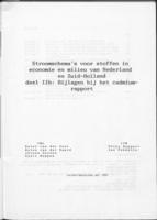 Stroomschema's voor stoffen in economie en milieu van Nederland en Zuid-Holland Part IIb: Bijlagen bij het cadmiumreport