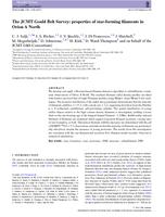 The JCMT Gould Belt Survey: properties of star-forming filaments in Orion A North