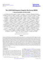 The LOFAR Multifrequency Snapshot Sky Survey (MSSS). I. Survey description and first results