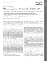 VLT spectroscopy of the z=4.11 Radio Galaxy TN J1338-1942