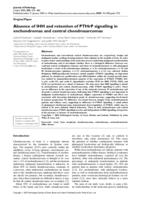 Absence of IHH and retention of PTHrP signalling in enchondromas and central chondrosarcomas