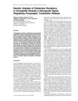 Genetic analysis of glutamate receptors in Drosophila reveals a retrograde signal regulating presynaptic transmitter release