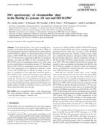 ISO spectroscopy of circumstellar dust in the Herbig Ae systems AB Aur and HD 163296