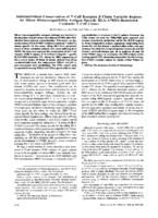 Interindividual conservation of TCR Vß regions by minor Histocompatibility antigen specific HLA-A*0201 restricted CTL clones.