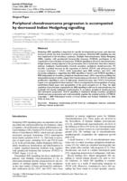 Peripheral chondrosarcoma progression is accompanied