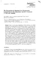 The recognition of abnormal sexchromosome constitutions by HLA restricted anti-Y cytotoxic T cells and antibody.