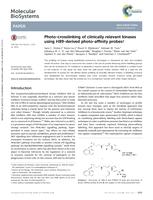 Photo-crosslinking of clinically relevant kinases using H89-derived photo-affinity probes