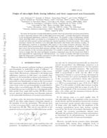 Origin of ultra-light fields during inflation and their suppressed non-Gaussianity