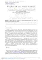 Gas-phase UV cross sections of radicals