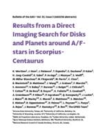 Results from a direct imaging search for disks and planets around A/F-stars in Scorpius-Centaurus