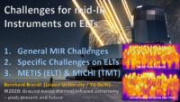Challenges for mid-IR Instruments on ELTs
