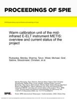 Warm calibration unit of the mid-infrared E-ELT instrument METIS: overview and current status of the project