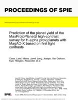 Prediction of the planet yield of the MaxProtoPlanetS high-contrast survey for H-alpha protoplanets with MagAO-X based on first light contrasts