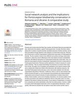 Social network analysis and the implications for Pontocaspian biodiversity conservation in Romania and Ukraine: a comparative study