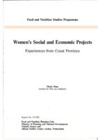 Women's social and economic projects : experiences from coast province