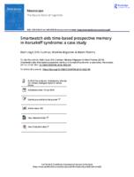 Smartwatch aids time-based prospective memory in Korsakoff syndrome: a case study