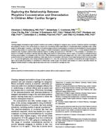 Exploring the Relationship Between Morphine Concentration and Oversedation in Children After Cardiac Surgery