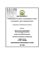en-US^^Strenghtening the school of environmental studies, MOI-University, Kenya; (final) report of phase I, II,III, 01.01.1991-29.02.2004