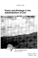Power and privilege in the administration of law : land law reforms and social differentiation in Cameroon