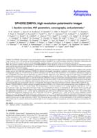 SPHERE/ZIMPOL high resolution polarimetric imager