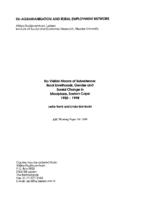 No visible means of subsistence : rural livelihoods, gender and social change in Mooiplaas, Eastern Cape 1950-1998